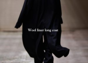 Wool liner long coat